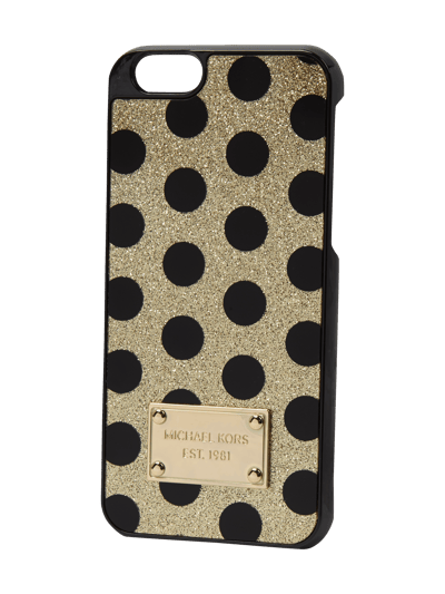 MICHAEL Michael Kors iPhone Case mit Polka Dots Metallic Black 1