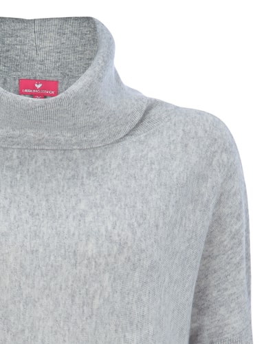 Lieblingsstück Pullover mit Kaschmir und weitem Schnitt Silber 2