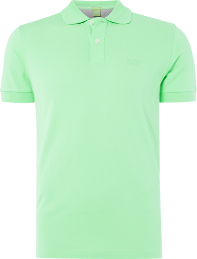 BOSS Green Poloshirt mit Logo-Stickerei auf Brusthöhe Mint 5