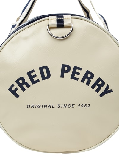 Fred Perry Sporttasche in Leder-Optik Blau 3