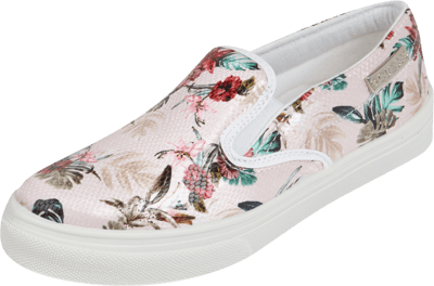 Guess Slip-On Sneakers mit glänzendem Blumenmuster Pink 6