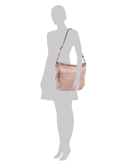 SURI FREY Hobo Bag mit Lochmuster Rose 1