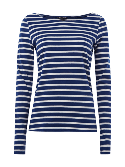 Review Pullover aus Baumwolle mit Streifen-Muster Marine 1