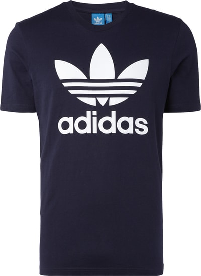 adidas Originals T-Shirt mit Logo-Print Marine 4