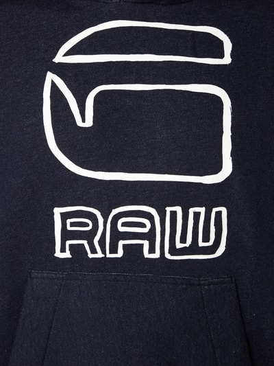 G-Star Raw Hoodie mit großem Logo-Print (marine melange) online kaufen