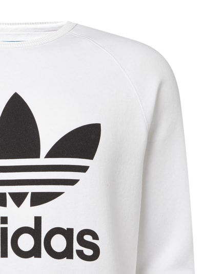 adidas Originals Sweatshirt mit großem Logo-Print Weiss 2