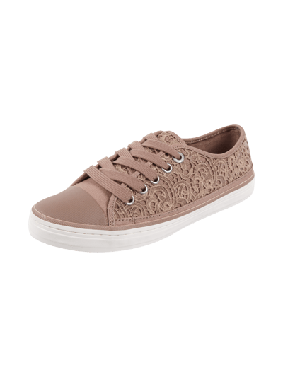 s.Oliver RED LABEL Sneaker mit Häkelspitze Rosé 1