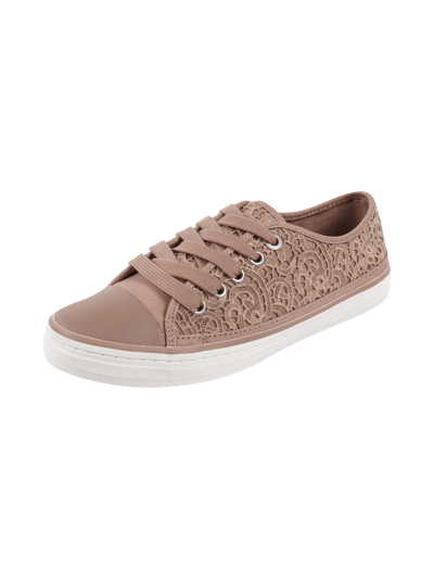 s.Oliver RED LABEL Sneaker mit Häkelspitze Rose 1