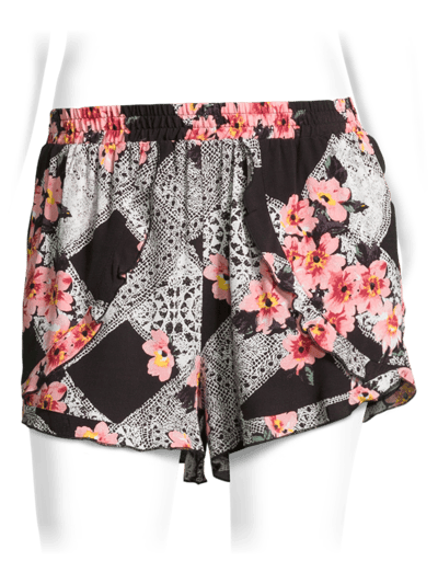 Minkpink Shorts mit floralem Muster Schwarz 3