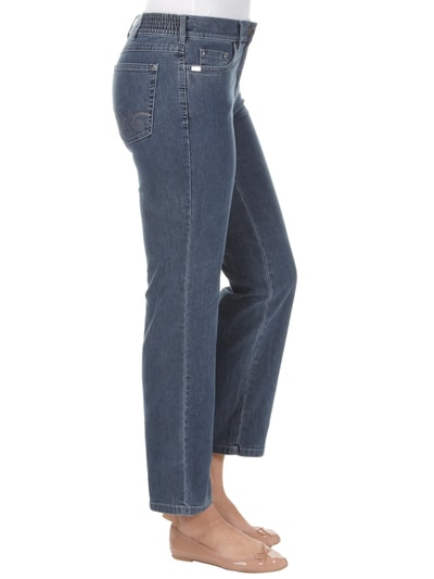 Zerres Comfort Fit Jeans mit Stretch-Anteil Modell 'Greta' Blau 5