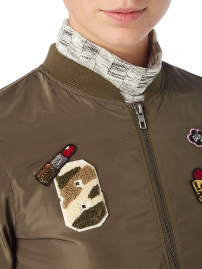 Only Bomber mit Patches Oliv 7