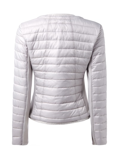 monari Steppjacke mit Pailletten-Besatz Hellgrau 3