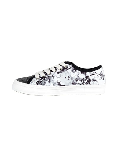 s.Oliver RED LABEL Sneaker mit florales Muster Schwarz 3