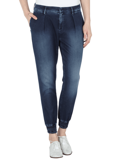 7 For All Mankind - Tapered Fit Stone Washed Jeans Blau 3
