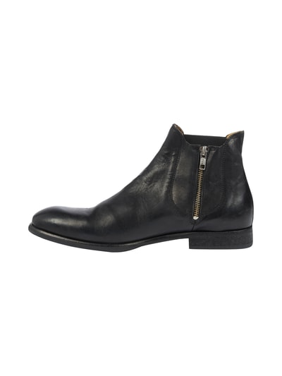 H By Hudson Chelsea Boots aus echtem Leder Black 3