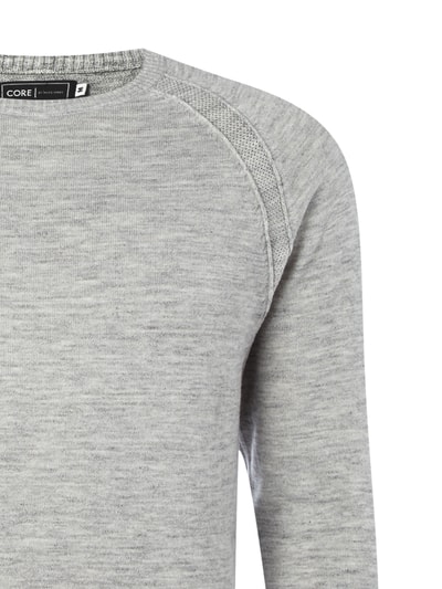 Jack & Jones Pullover in Melangeoptik  Mittelgrau Melange 2