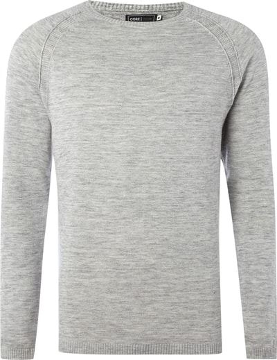 Jack & Jones Pullover in Melangeoptik  Mittelgrau Melange 4