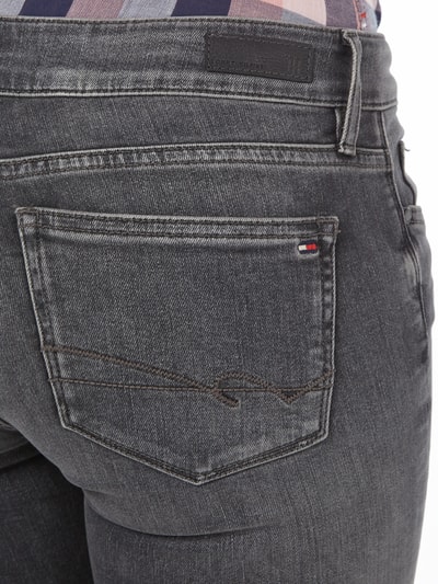 Tommy Hilfiger Stone Washed Skinny Fit 5-Pocket-Jeans (anthrazit 