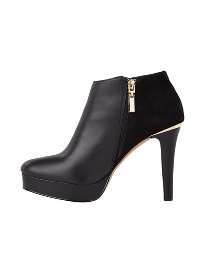 Tommy Hilfiger Leder Ankle Boots mit Plateau Black 3