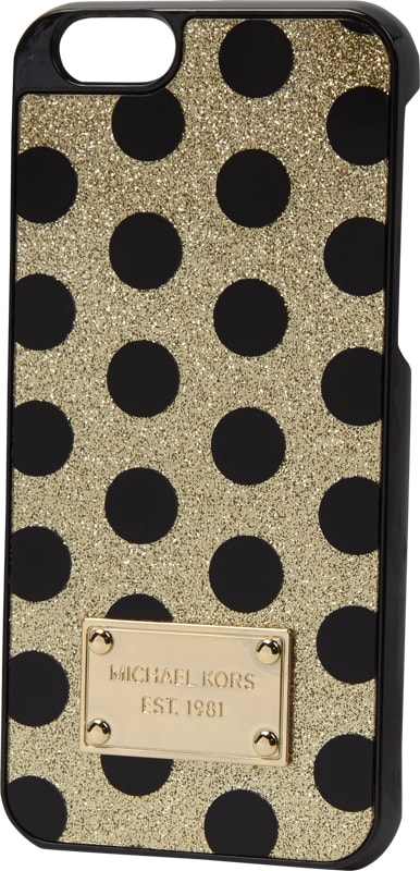 MICHAEL Michael Kors iPhone Case mit Polka Dots Metallic Black 3