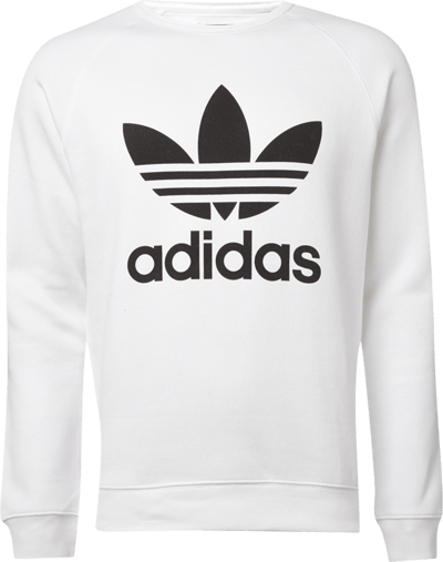 adidas Originals Sweatshirt mit großem Logo-Print Weiss 5