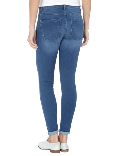 Only Jeansy o kroju skinny fit ze średnim stanem i dodatkiem streczu Dżins 4