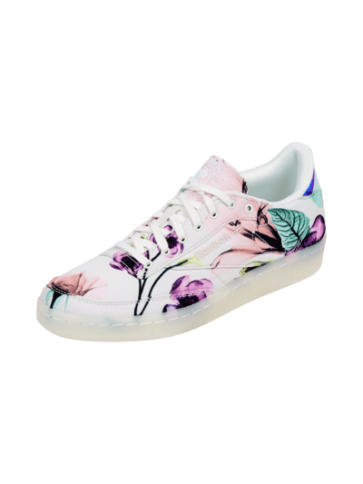 Reebok Sneaker mit floralem Muster Weiss 1