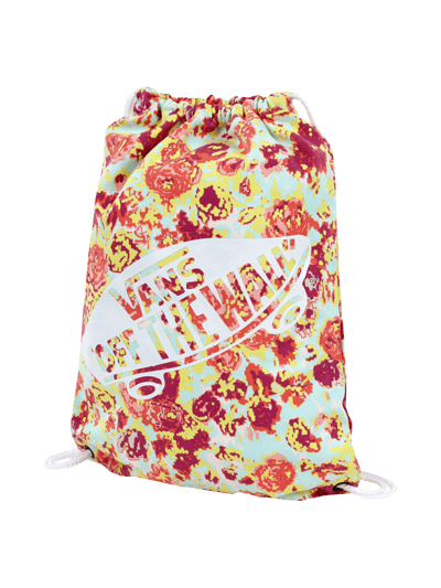 Vans Gymsack aus Canvas mit Blumenmuster Gelb 1