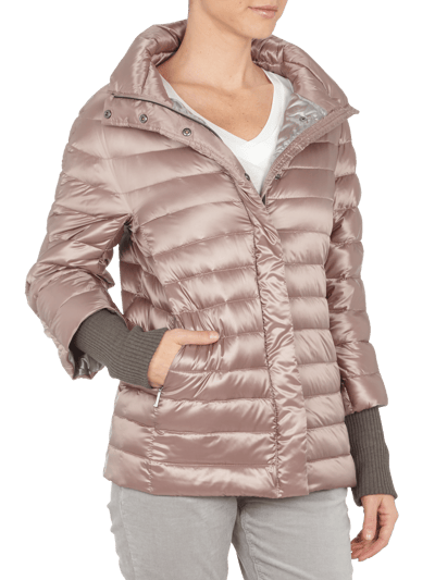 Gil Bret Light-Daunen Steppjacke mit abnehmbarem Strickbündchen Altrosa 4