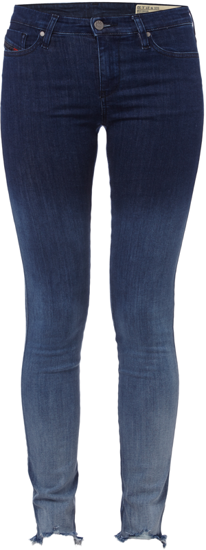 Diesel Super Slim-Skinny Fit Dip Dyed Jeans Jeansblau 7