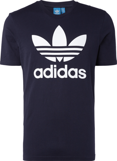 adidas Originals T-Shirt mit Logo-Print Marine 5