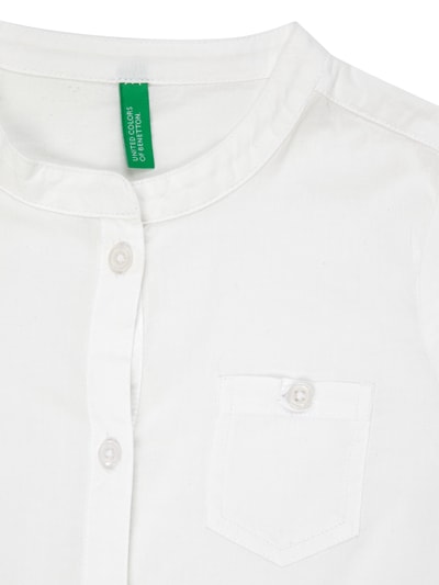 United Colors of Benetton Bluse Brusttasche (weiß) online kaufen