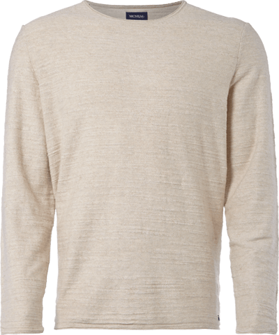 MCNEAL Pullover in melierter Optik Ecru Melange 4