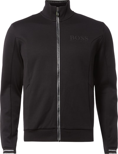 BOSS Green Modern Fit Sweatjacke mit Stehkragen Black 3