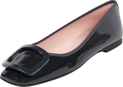 Pretty Ballerinas Ballerinas aus Lackleder Anthrazit 5