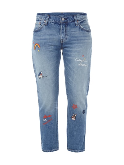 Levi's® 300 501 ® CT Tapered Fit 5-Pocket-Jeans im Light Used Look Jeansblau Melange 1