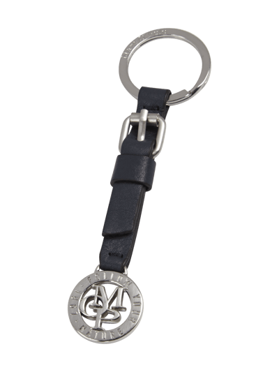 Kaufe Männer Leder Schlüsselanhänger Metall Auto Schlüsselanhänger