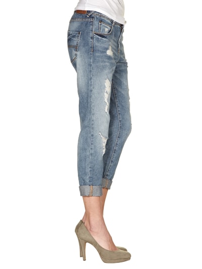 Review Heavy Destroyed Boyfriend Jeans Jeansblau 7