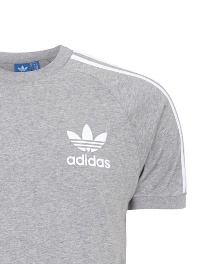 adidas Originals T Shirt mit kurzen Raglanarmeln hellgrau melange online kaufen