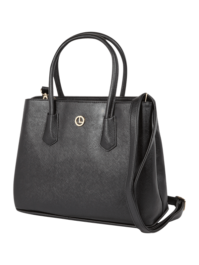 L.Credi Henkeltasche mit abnehmbarem Riemen Black 2