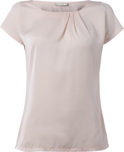 Jake*s Casual T-Shirt mit Vorderseite aus Kontrastmaterial Rose 4