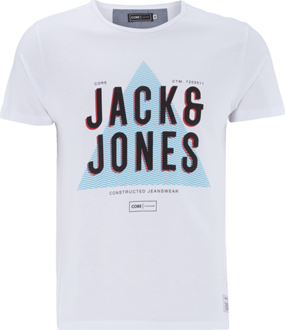 Jack & Jones T-Shirt mit Logoprint Weiss 4