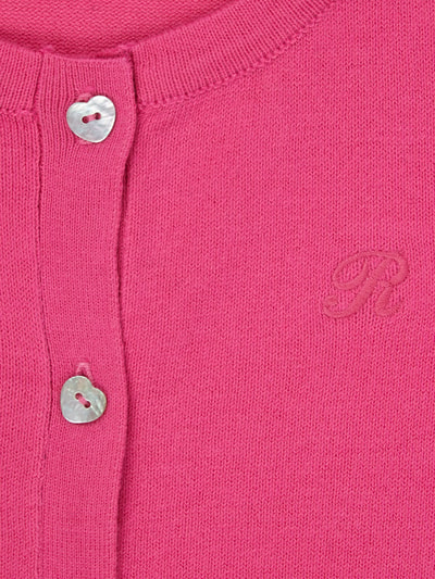 Review for Kids Cardigan mit schimmernden Herz-Knöpfen Pink 2