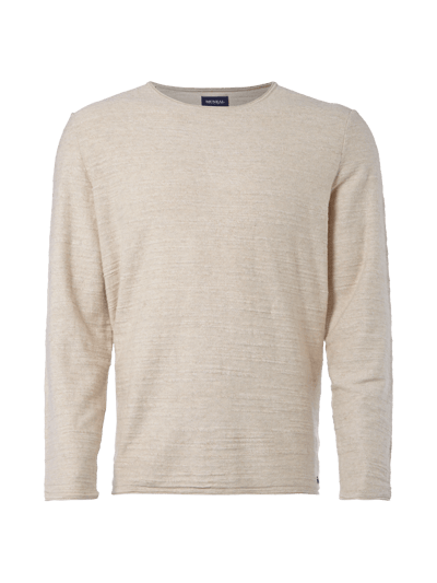 MCNEAL Pullover in melierter Optik Ecru Melange 1