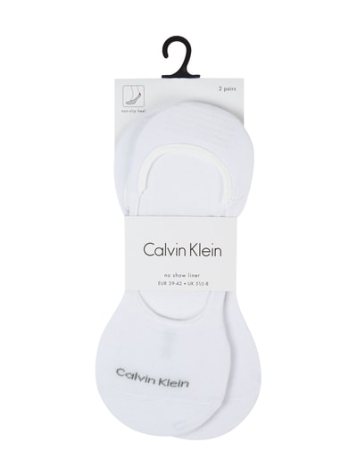 CK Calvin Klein Füßlinge im 2er-Pack Weiss 2