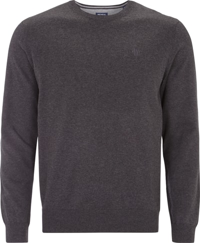 MCNEAL Strickpullover mit Logo-Stickerei (anthrazit melange  