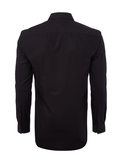 HUGO Slim Fit Business Hemd mit Teilungsnähten Black 5