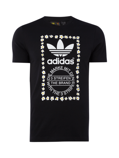 adidas Originals T-Shirt mit Label-Print und Logo Black 1