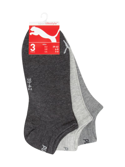 Puma Socken mit elastischem Bündchen im 3er-Pack Anthrazit 2