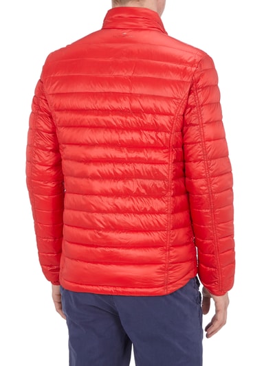 Tom Tailor Lightdaunen Steppjacke mit Reißverschlusstaschen Rot 5